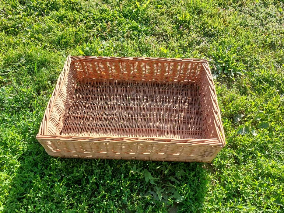 Kosz wiklinowy 60x40x15 cm