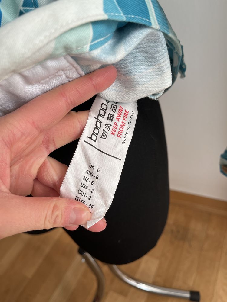 Katana/kurtka jeansowa damska niebieska Boohoo