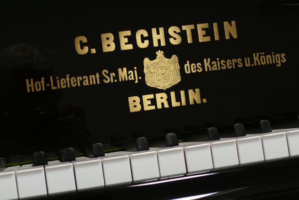 Fortepian C. Bechstein 200cm 1894r CZARNY POŁYSK