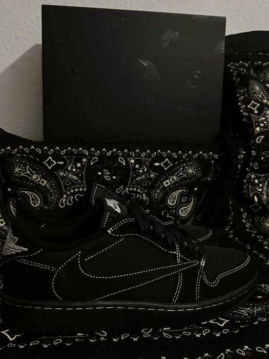 sportowe Jordan_ 1_Retro_ Low_OG_ SP_Travis_ Scott_ Black_Phantom R.40