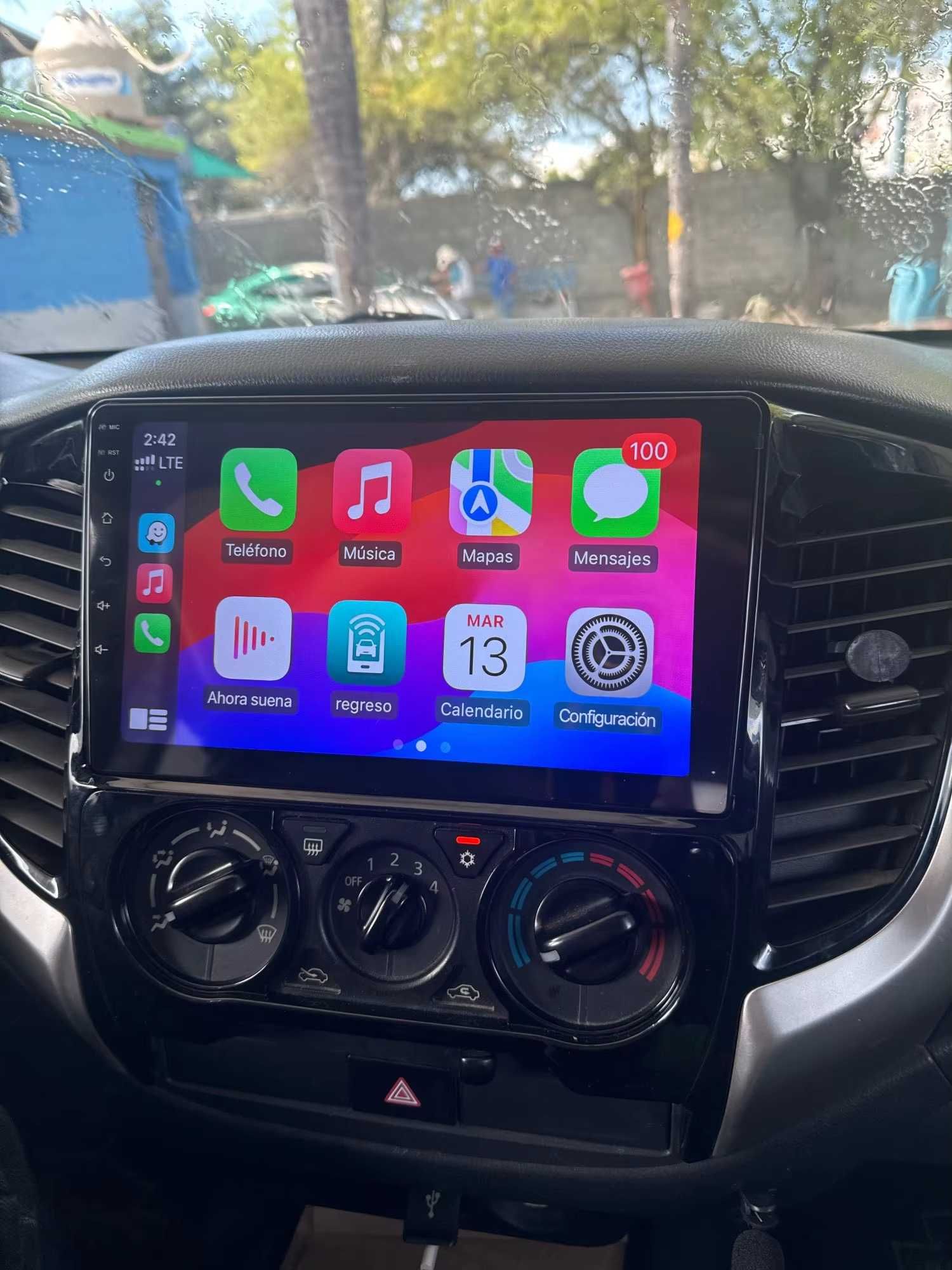 Rádio 2DIN 9" • Mitsubishi L200 • (2015 a 2023) • Android [4+32GB]