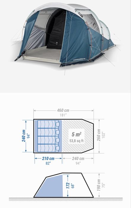 barraca camping 4 pessoas