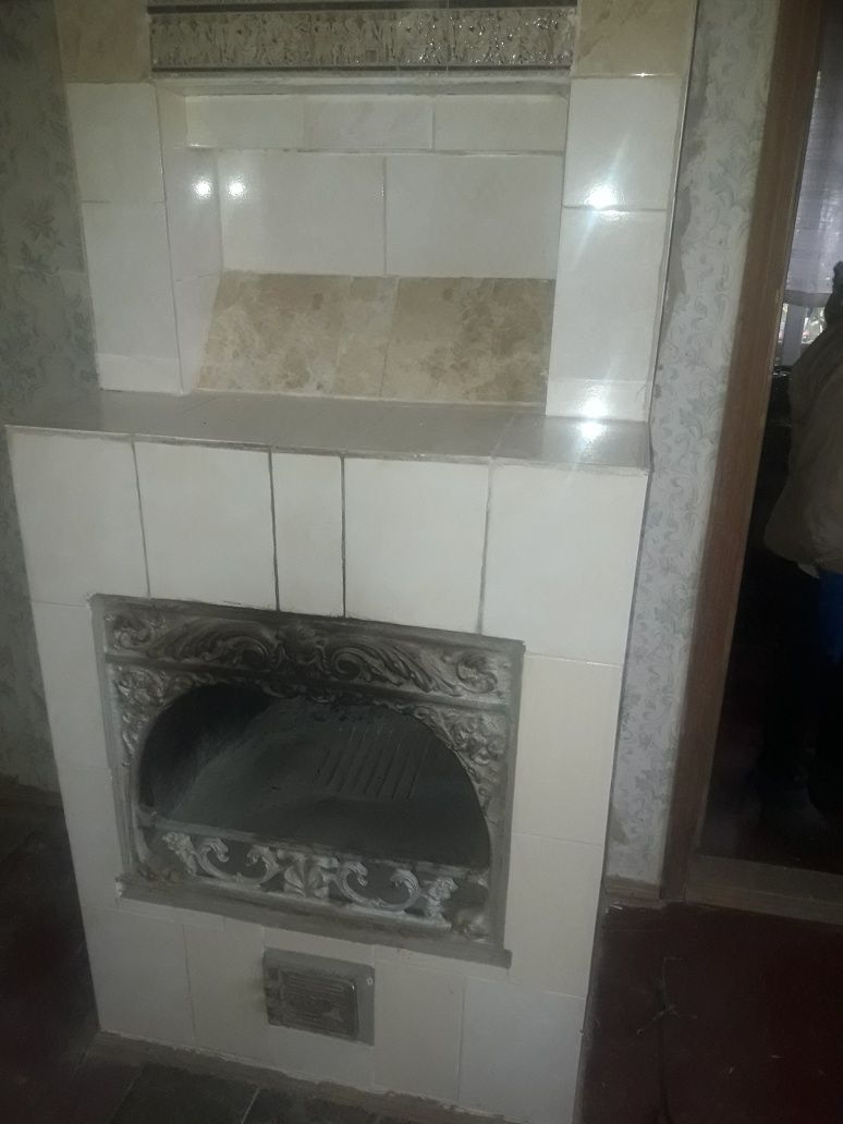 Железная топка для камина