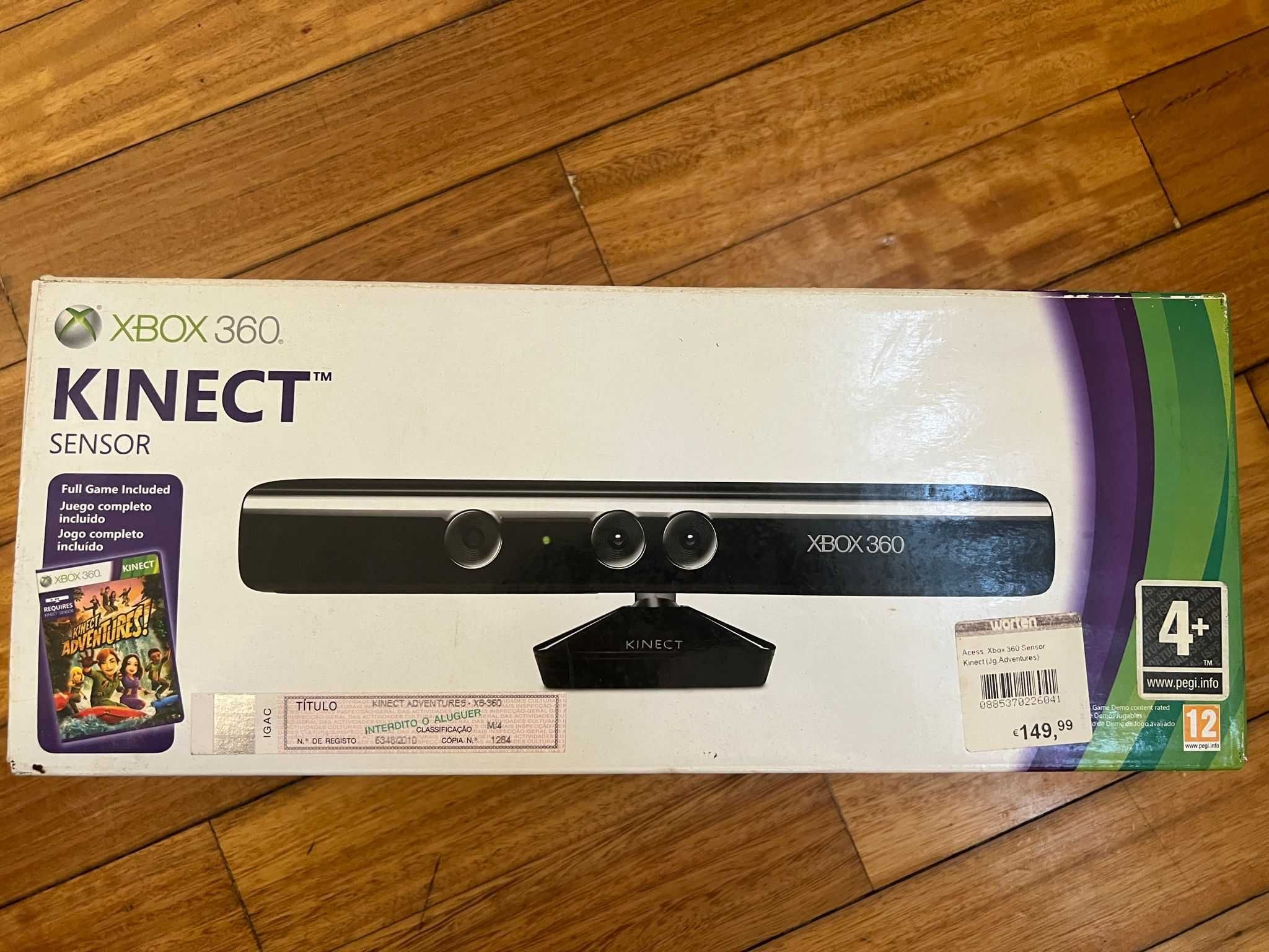 Kinect Sensor Xbox 360 + Jogos