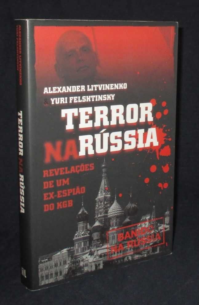 Livro Terror na Rússia Revelações de ex-espião do KGB Litvinenko