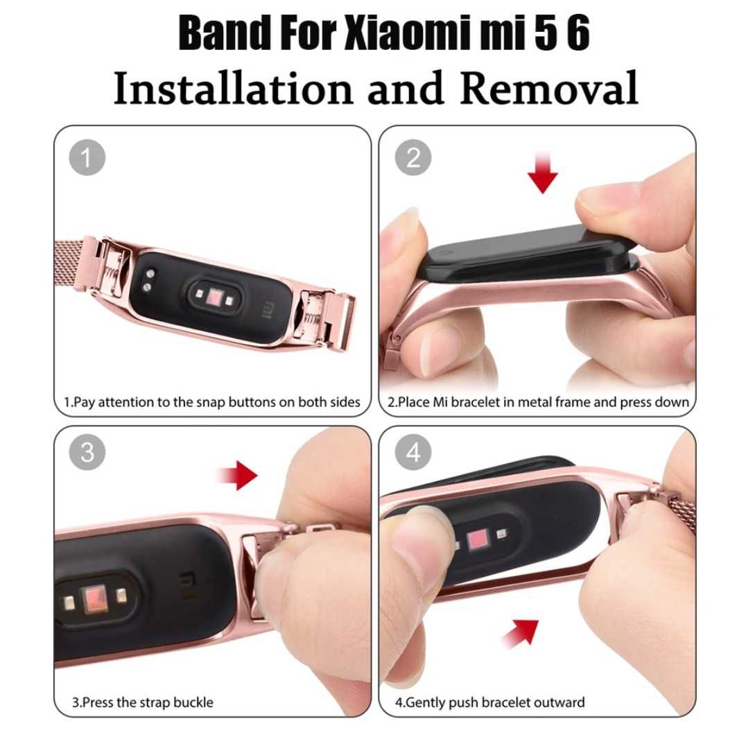 Браслет металічний  Xiaomi Mi Band 7