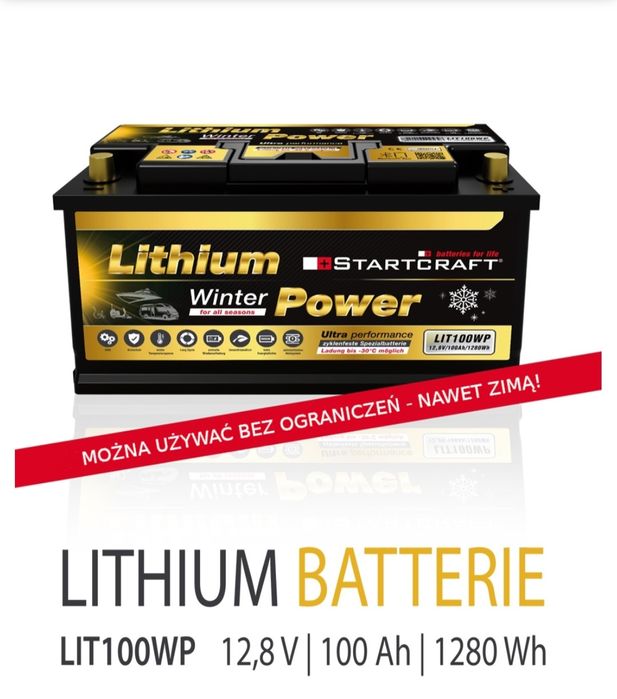 Akumulator Litowy 12,8V 100Ah Startcraft
