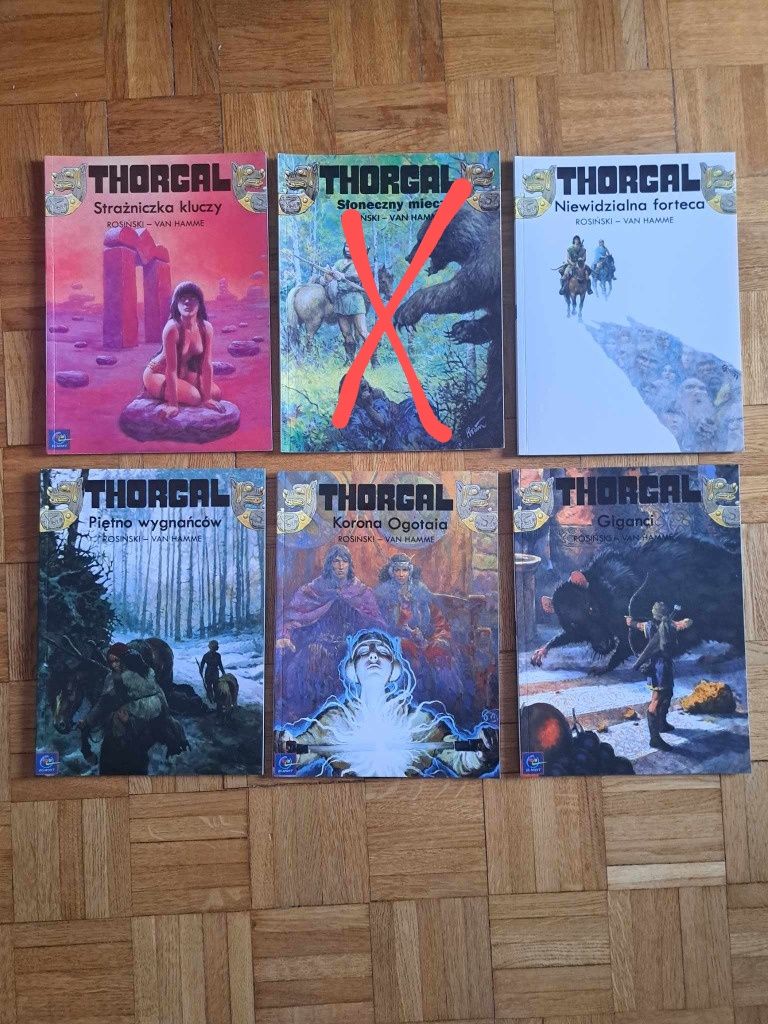 Komiks Thorgal od 1 (1988) większość I wydanie,  wybrane numery