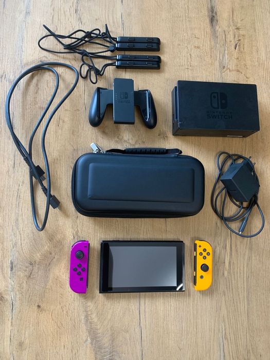 Nintendo Switch 100% sprawny, cały zestaw, gra