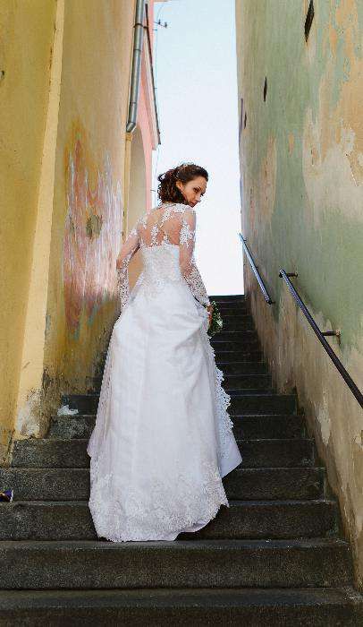 Дизайнерское свадебное платье