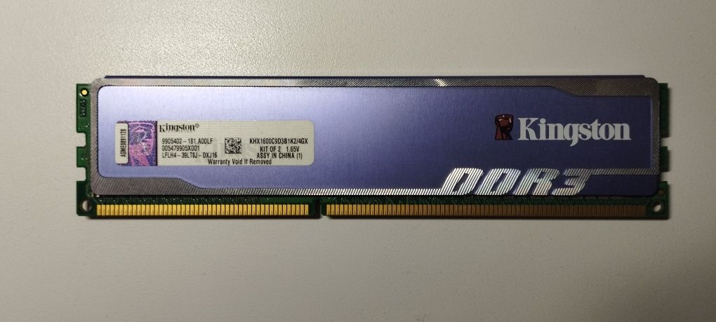 Оперативная память Kingston DDR3 4Gb