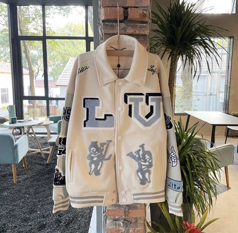 Varsity jacket OFF WHITE