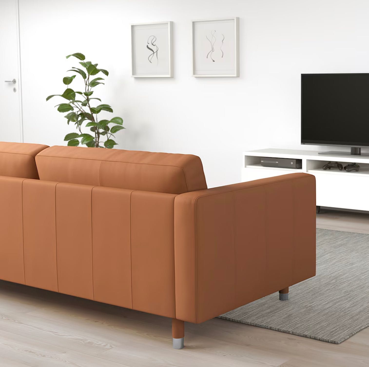 kanapa sofa 2-osobowa LANDSKRONA, Średnio twarda.