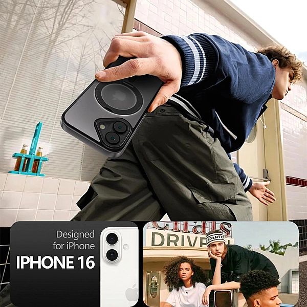 Tech-Protect Magring Magsafe Iphone 16 Matte Black