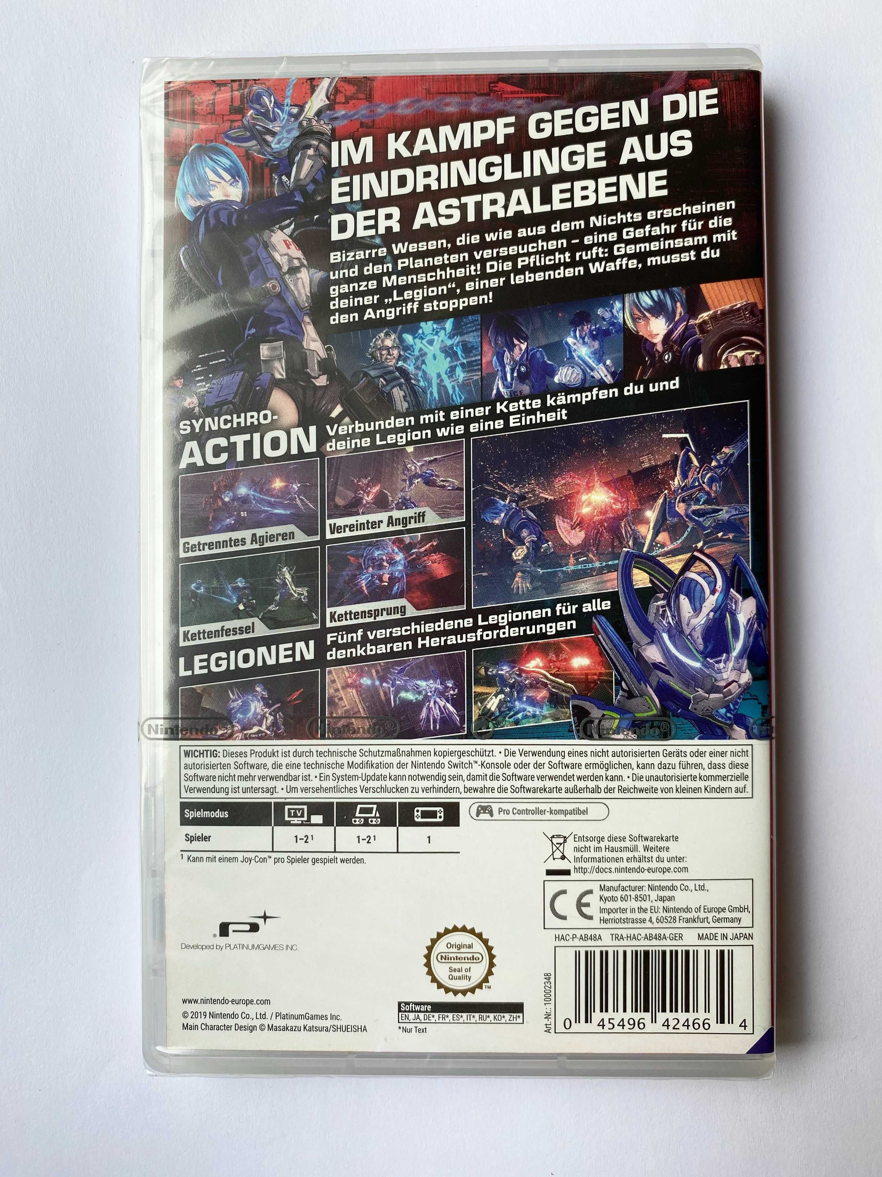 Astral Chain Nintendo Switch Nowa Folia