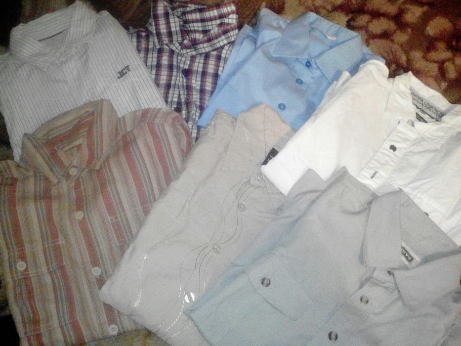 Школьные рубашки на мальчика рост 140-146