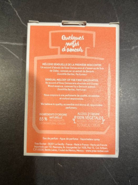 Парфумована Вода Quelques Notes d'Amour Yves Rocher
