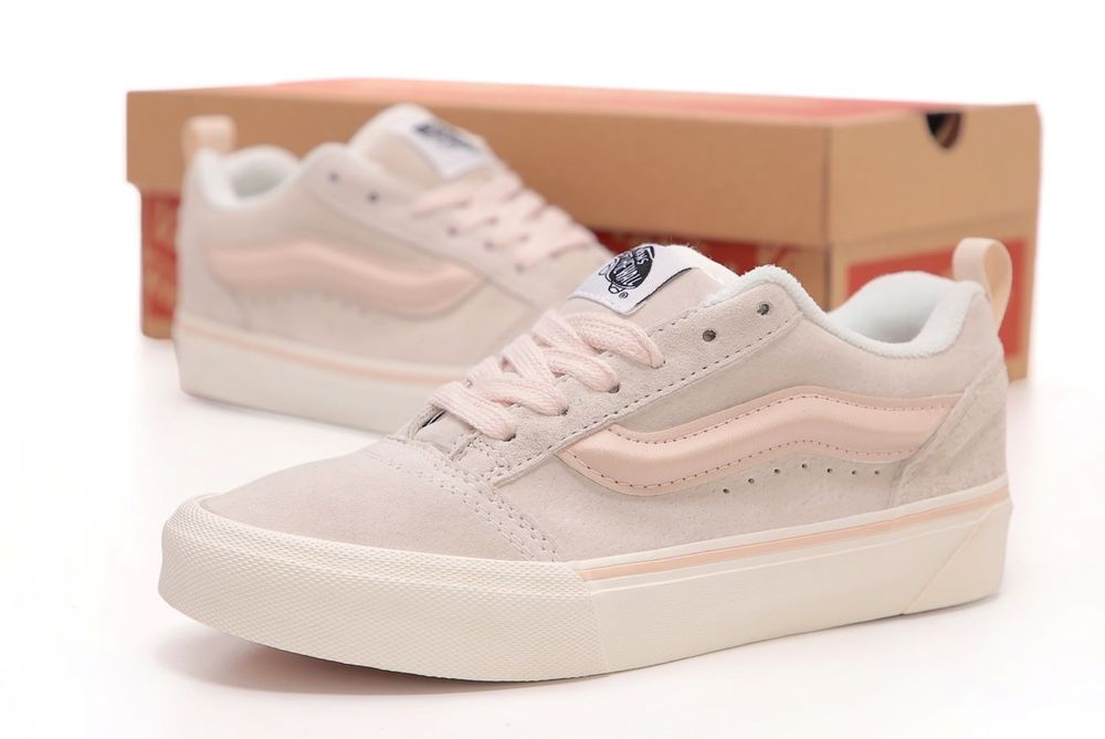 Кросівки жіночі Vans Old Skool KNU Pink Beige 36-41 Без передоплати