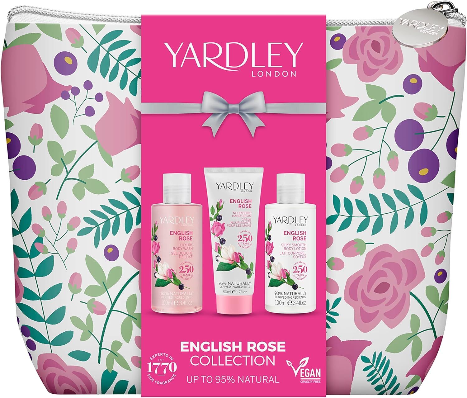 Yardley English Rose Kosmetyczka Kosmetyki Do Ciała I Kąpieli Prezent