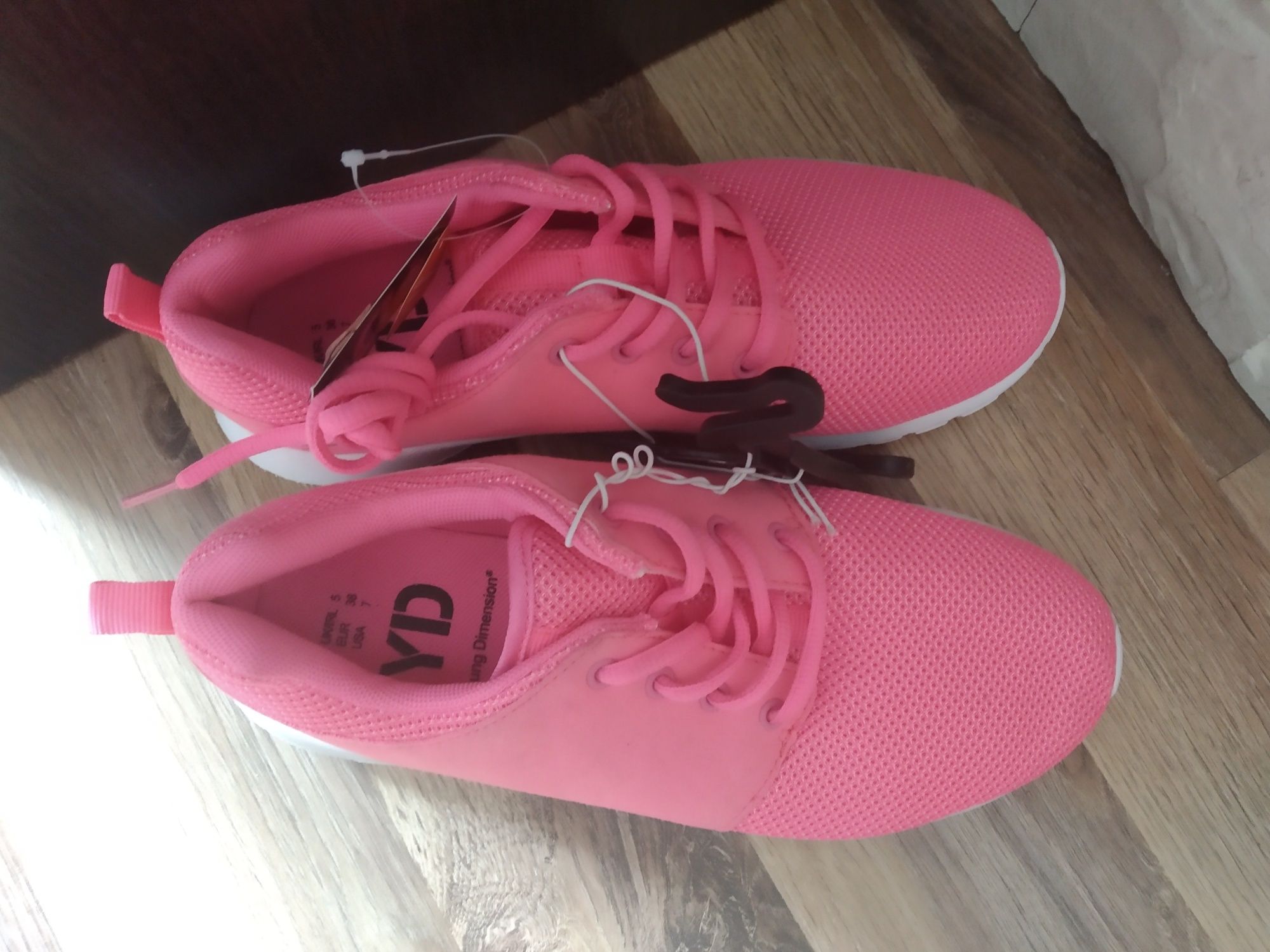 Primark Nowe Adidasy Różowe r.38