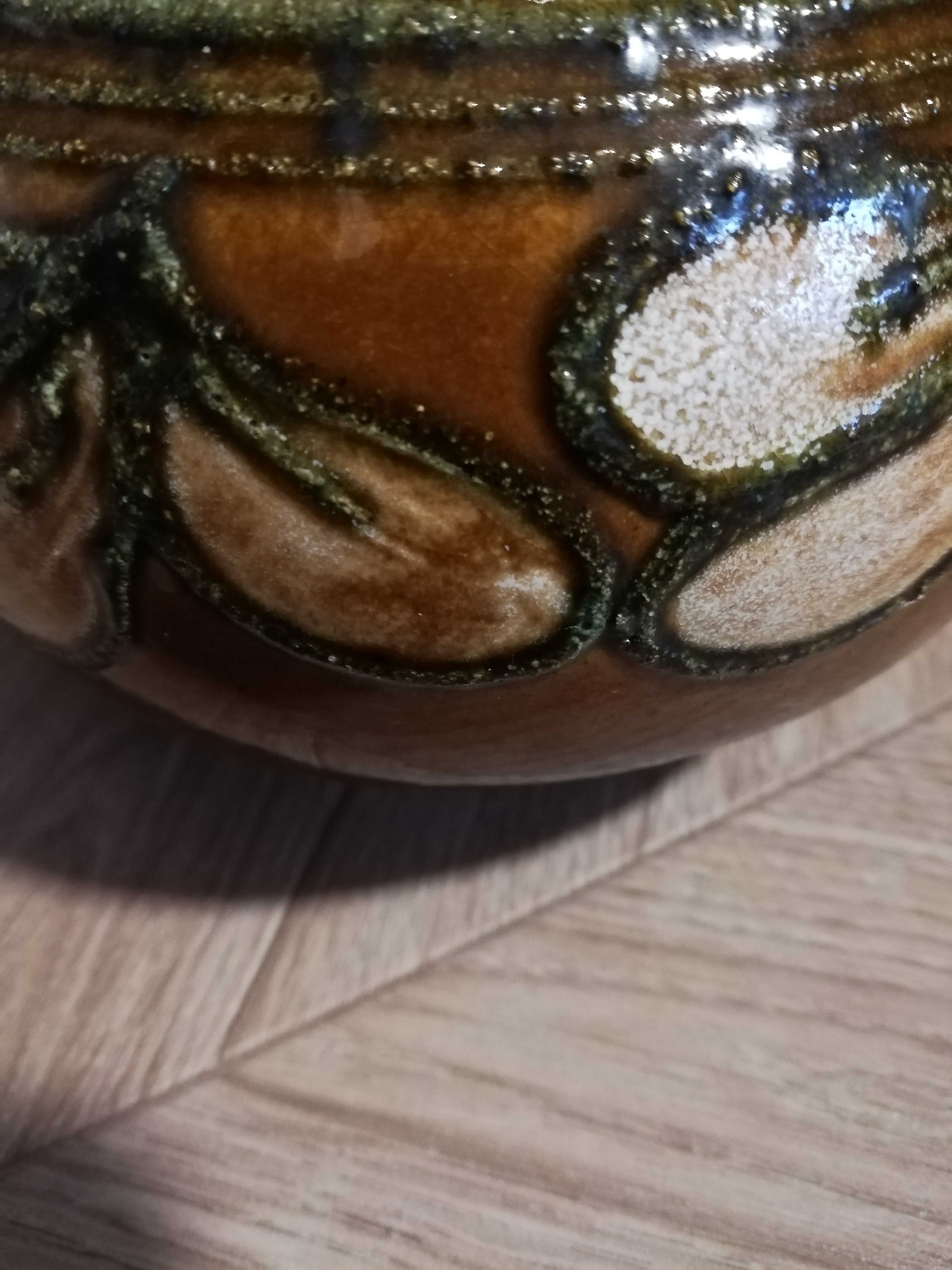 Wazon ceramiczny Strehla brązowa