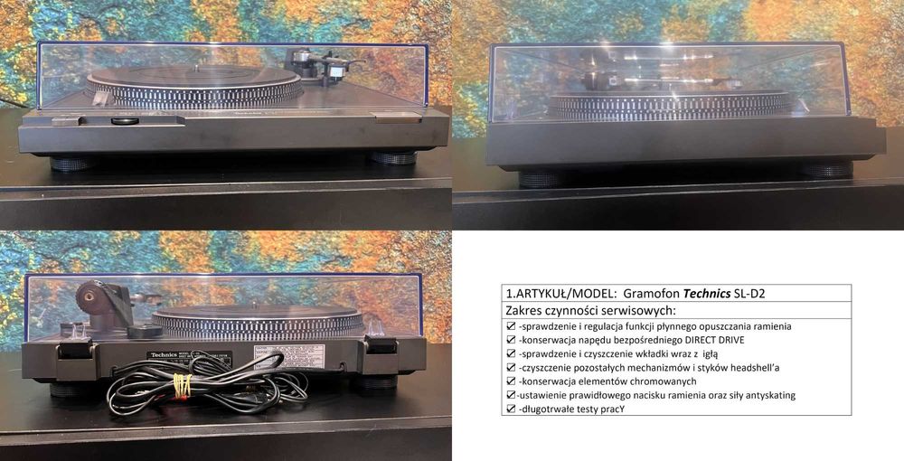 Technics SL-D2 - JAPAN/rarytas/PRECYZJA LAT '70/okazja/SPRAWNY 100%