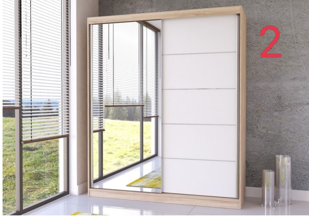 Nowa szafa przesuwna z montażem.