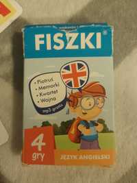 Karty do nauki języka angielskiego Fiszki 4gry