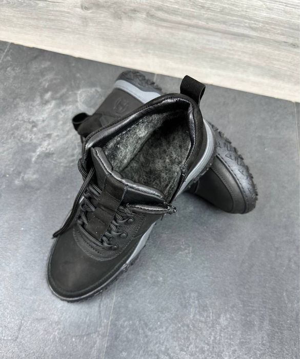 Чоловічі зимові шкіряні черевики