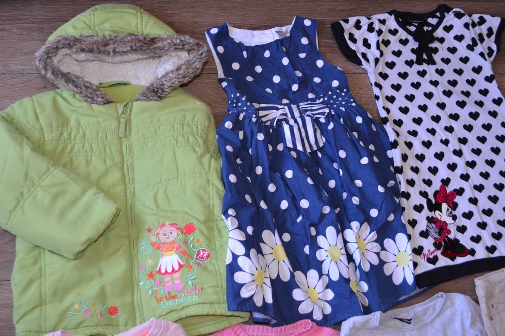 Комплект пакет вещей на девочку 4-5 лет