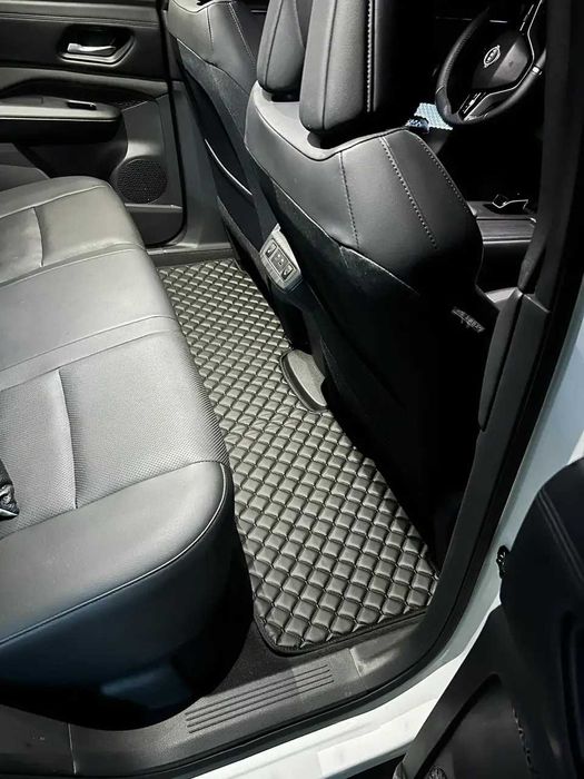 Коврики із екошкіри для Нісан\ Nissan X-Trail\Rogue\Qashqai\Leaf\ кожа