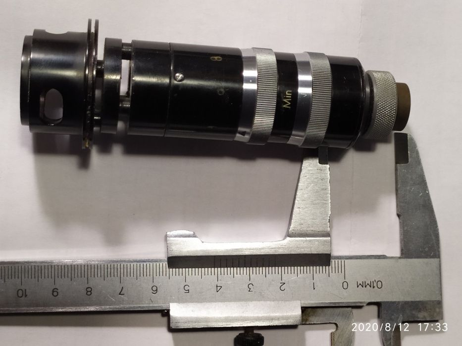 Объектив со светофильтром и диафрагмой