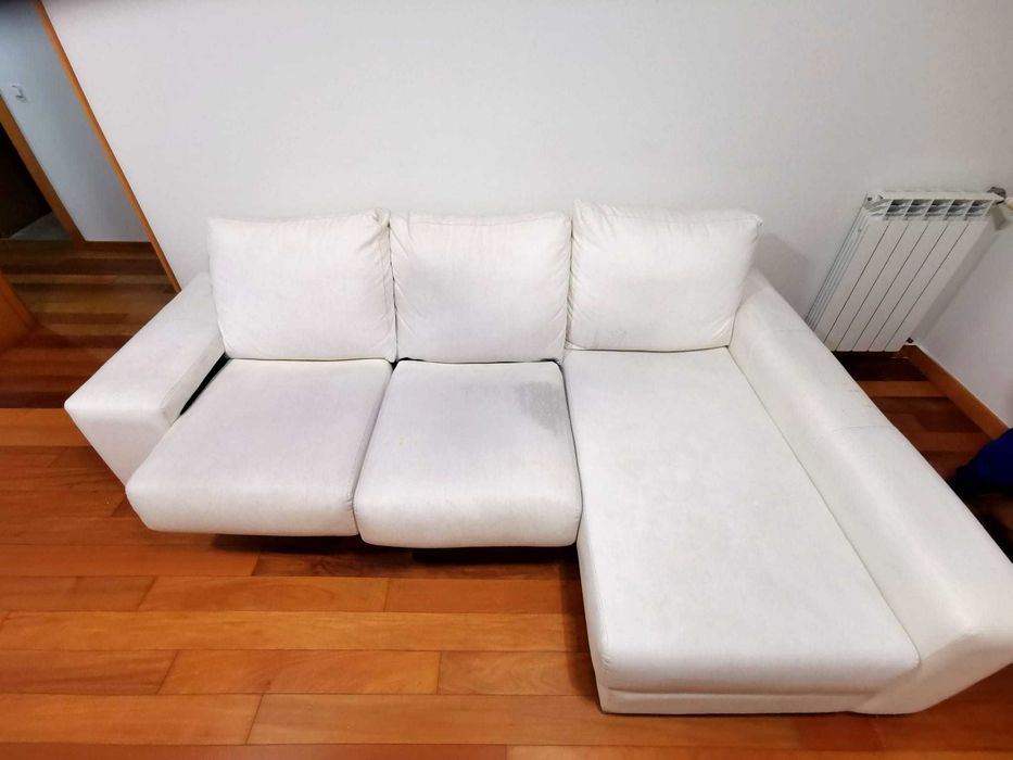 Sofá 3 lugares + chaise longue