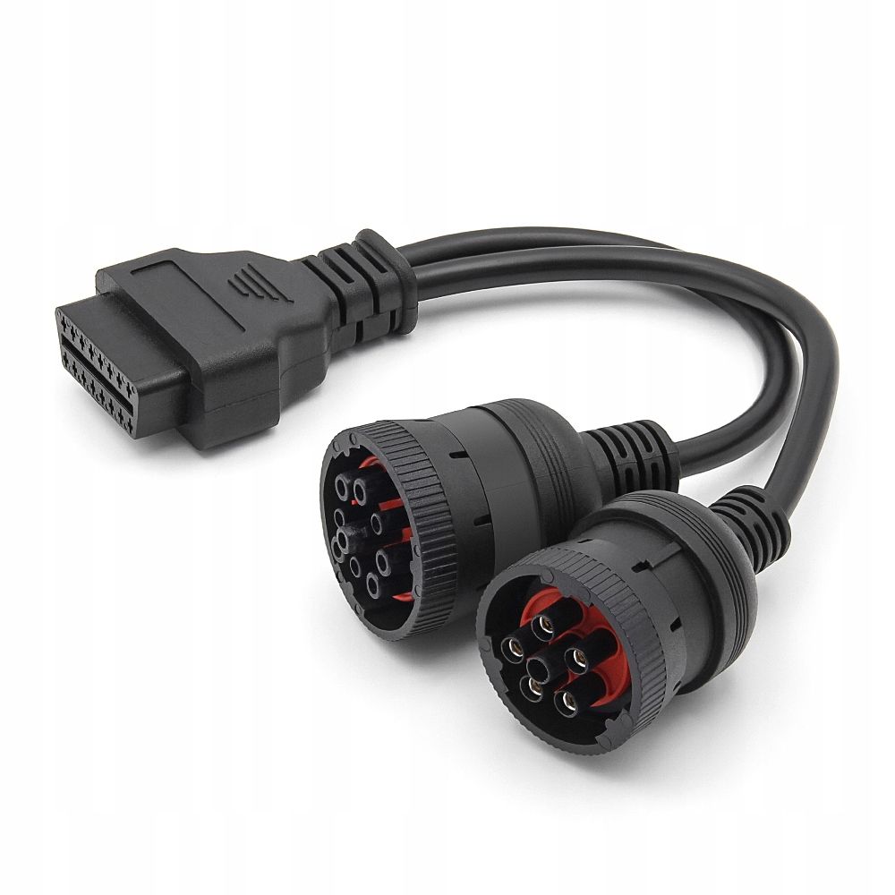 Adapter Diagnostyczny Przejściówka OBD2 do 6Pin J1708 9Pin J1939