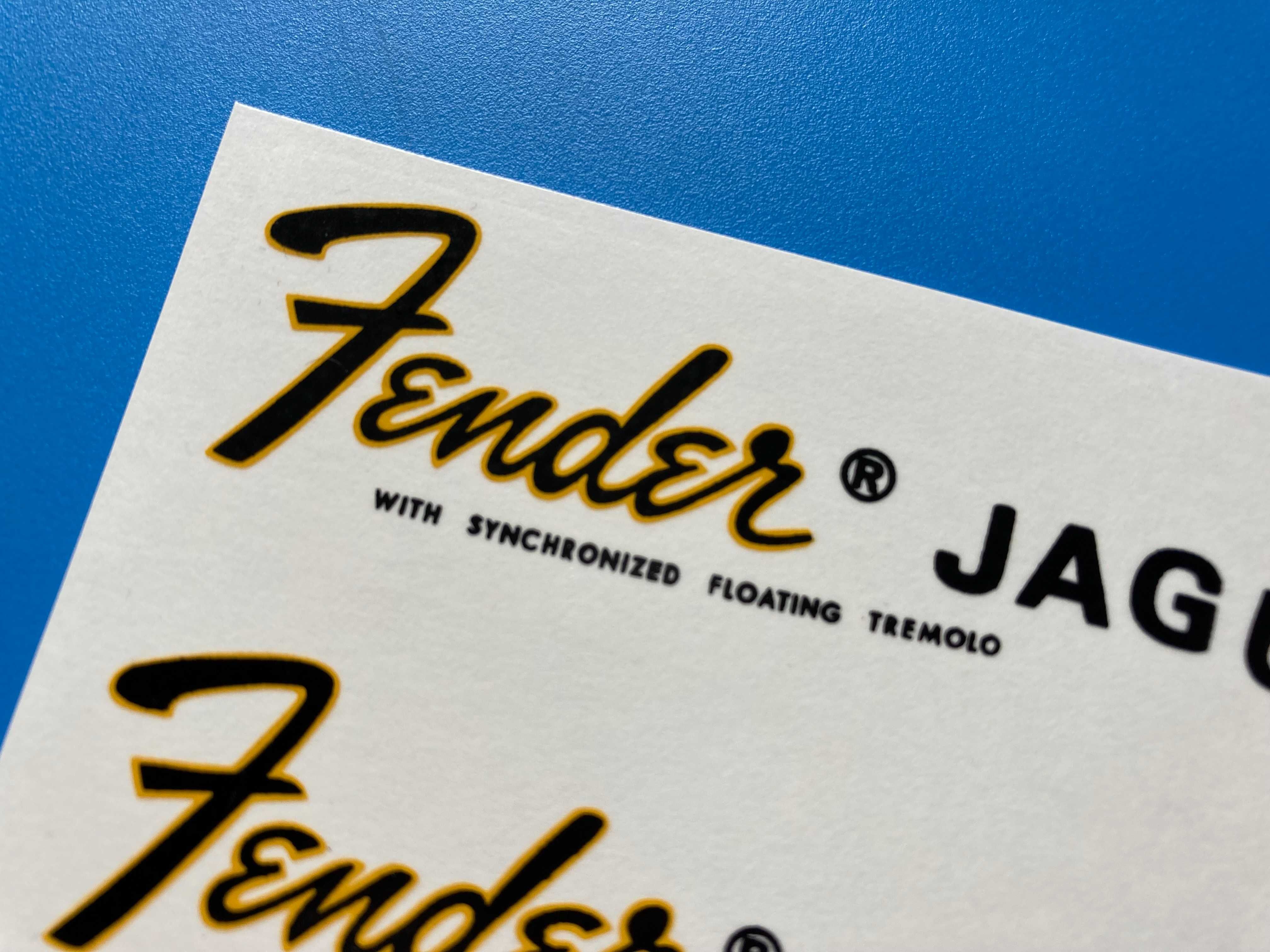 Gitara Fender Jaguar Logo Naklejka