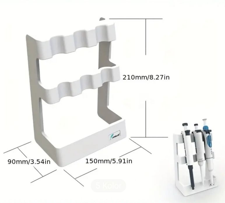 Statyw na pipety automatyczne laboratoryjny trapezowy