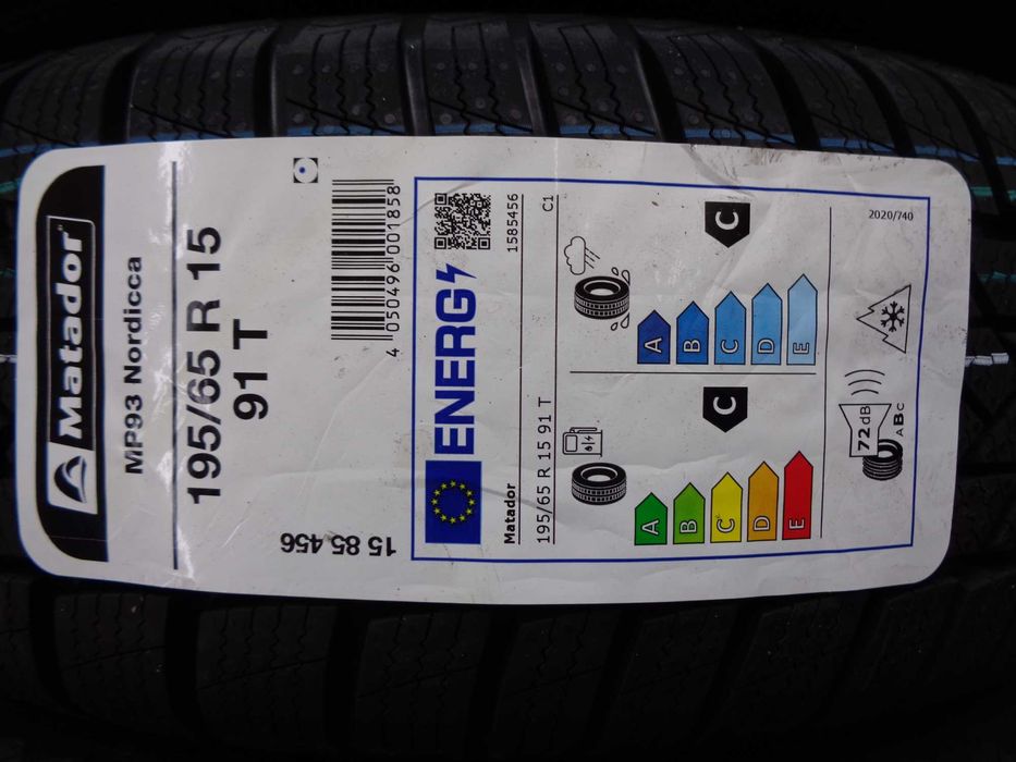195/65R15 MATADOR MP93 Nordicca - Opony Zimowe , Nowy Model , ANDAR