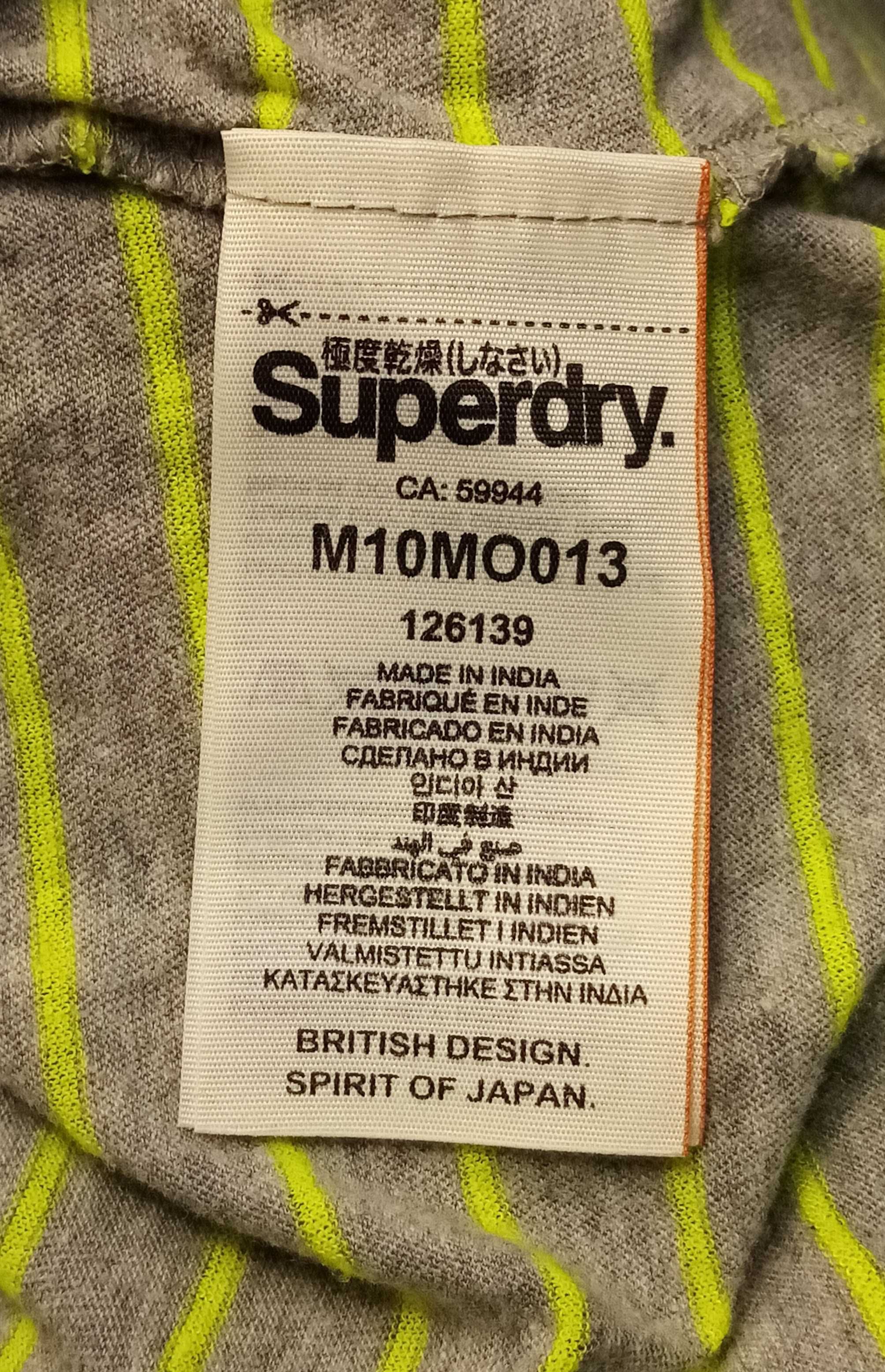 R)SUPERDRY t-shirt krótki rękaw paski Roz.XL