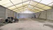Hala namiotowa 15m x 40m blacha