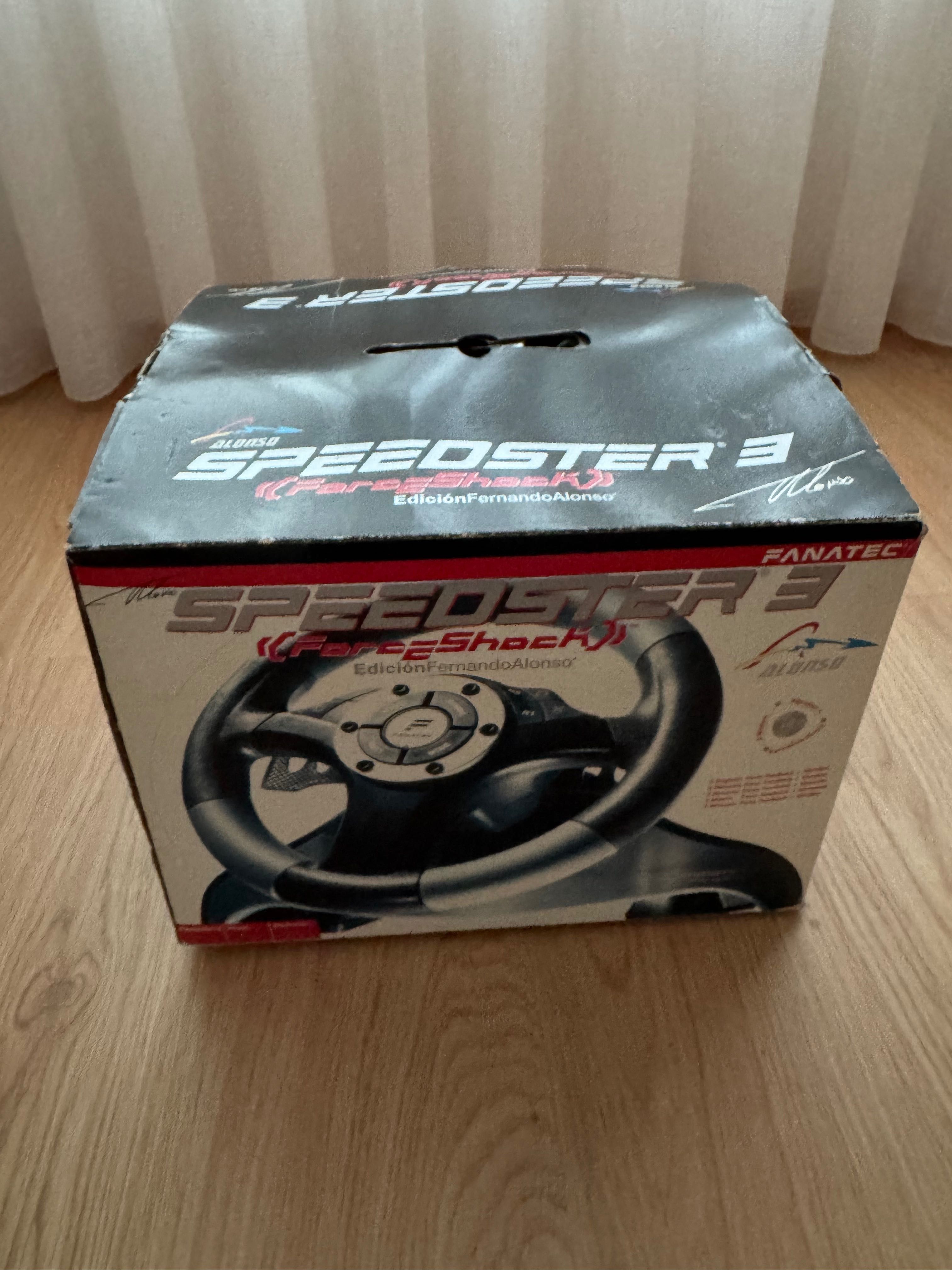 Volante Speedster 3 PlayStation com pedais, edição Fernando Alonso