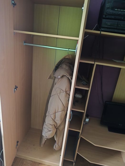 Meblościanka - witryna, szafka RTV, szafa