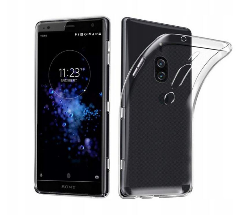 Peakally Flexair Pro Silikonowe Etui Sony Xperia XZ2 - Clear