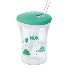 Новая бутылочка с трубочкой, Nuk, 12+