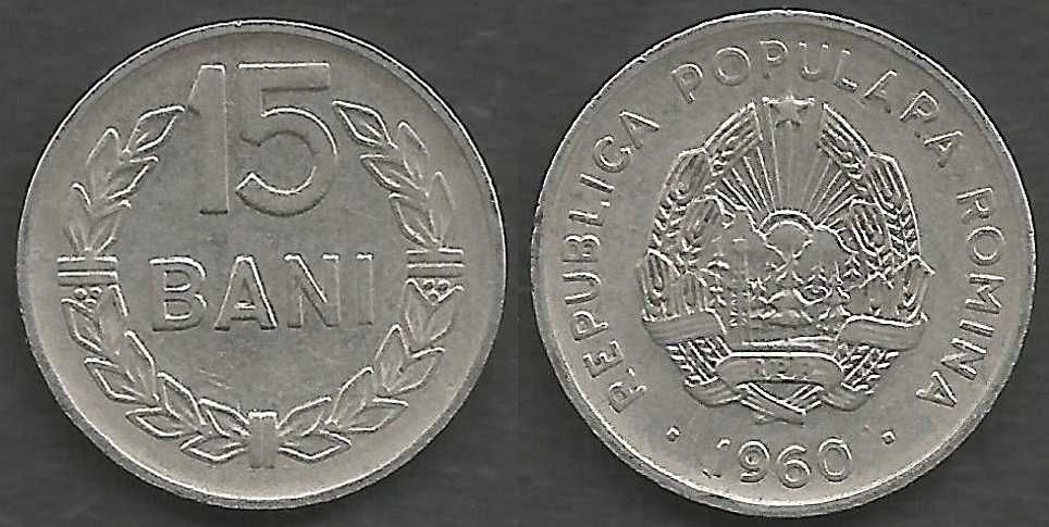 Rumunia 15 bani 1960