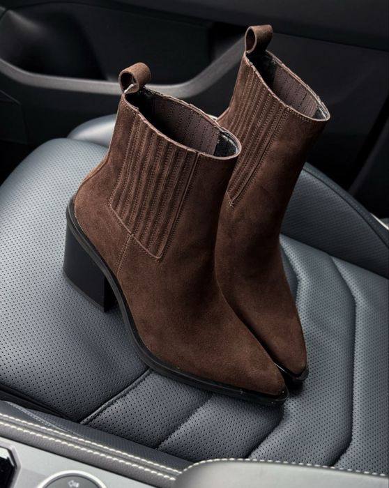 Козаки ковбойки натуральна замша | шкіра