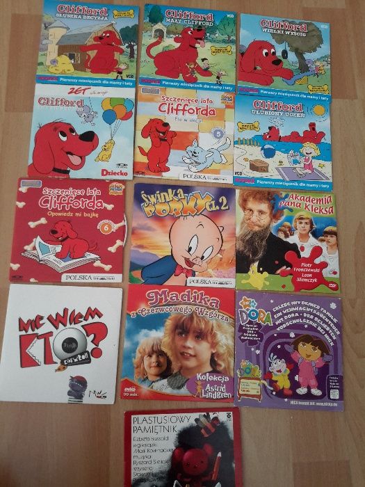 bajki, kliper, Tom i Jerry, Winx, Harry Potter, Cliffiord