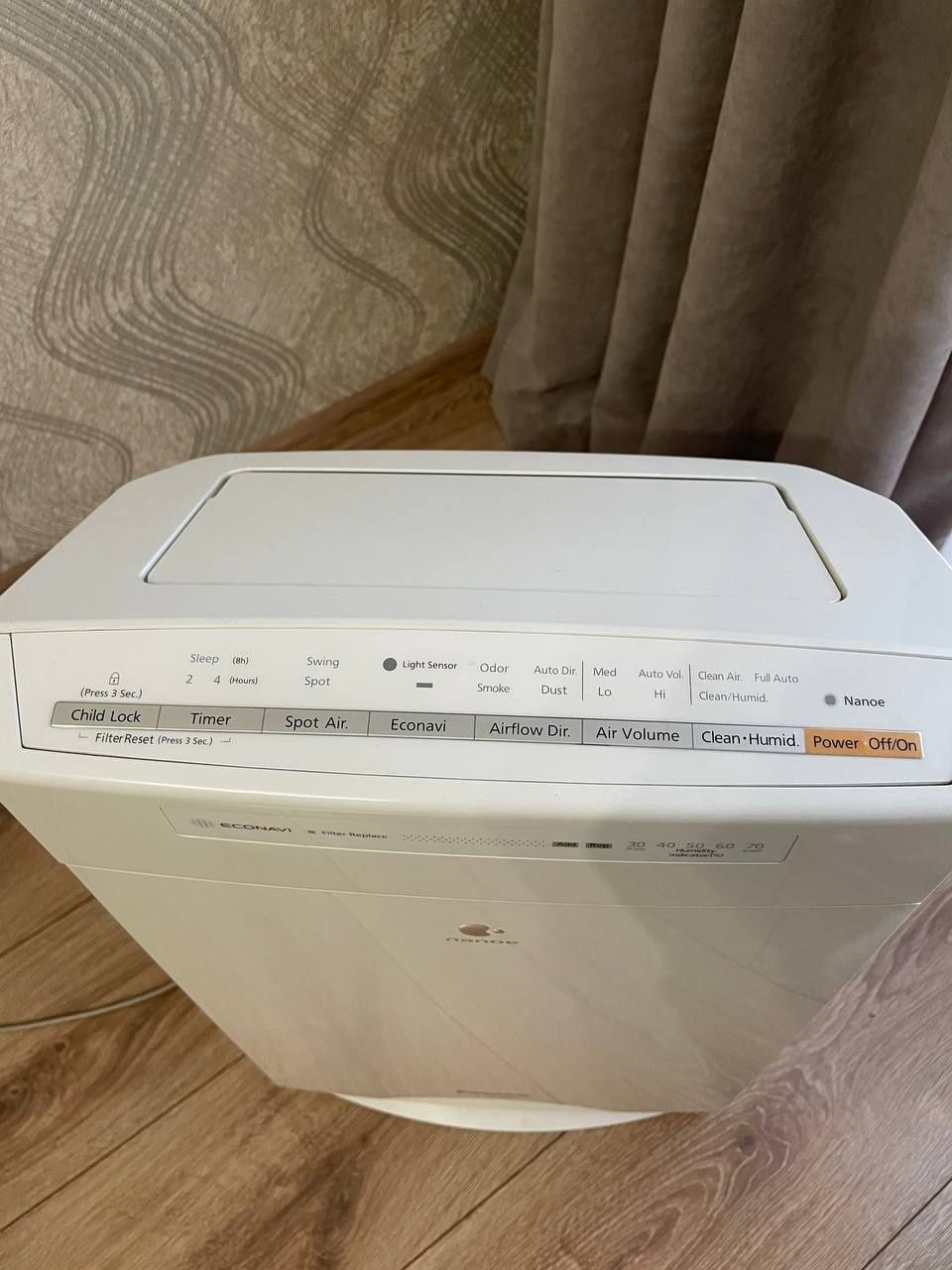 Кліматичний комплекс очищував повітря Panasonic