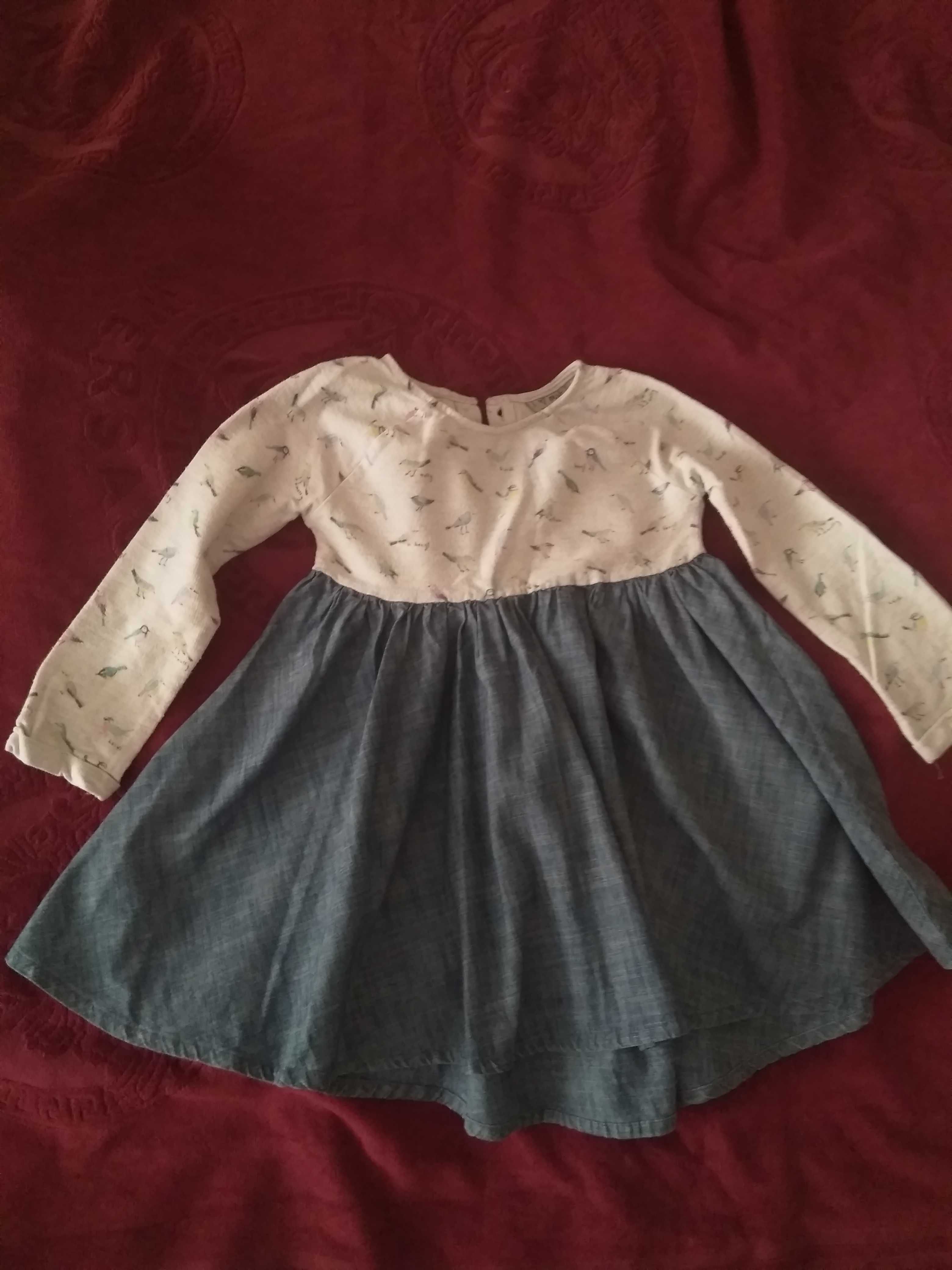Комплект, платья, комбинезон дж, блуза на 4-5 лет 104-110 размер