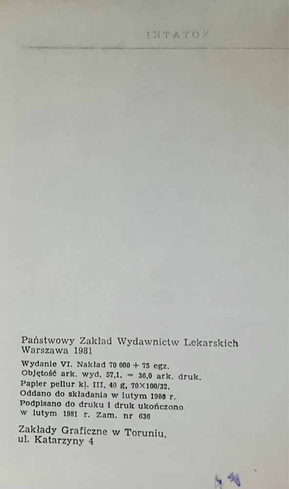 VADEMECUM. Skorowidz alfabetyczny leków "Polfa"