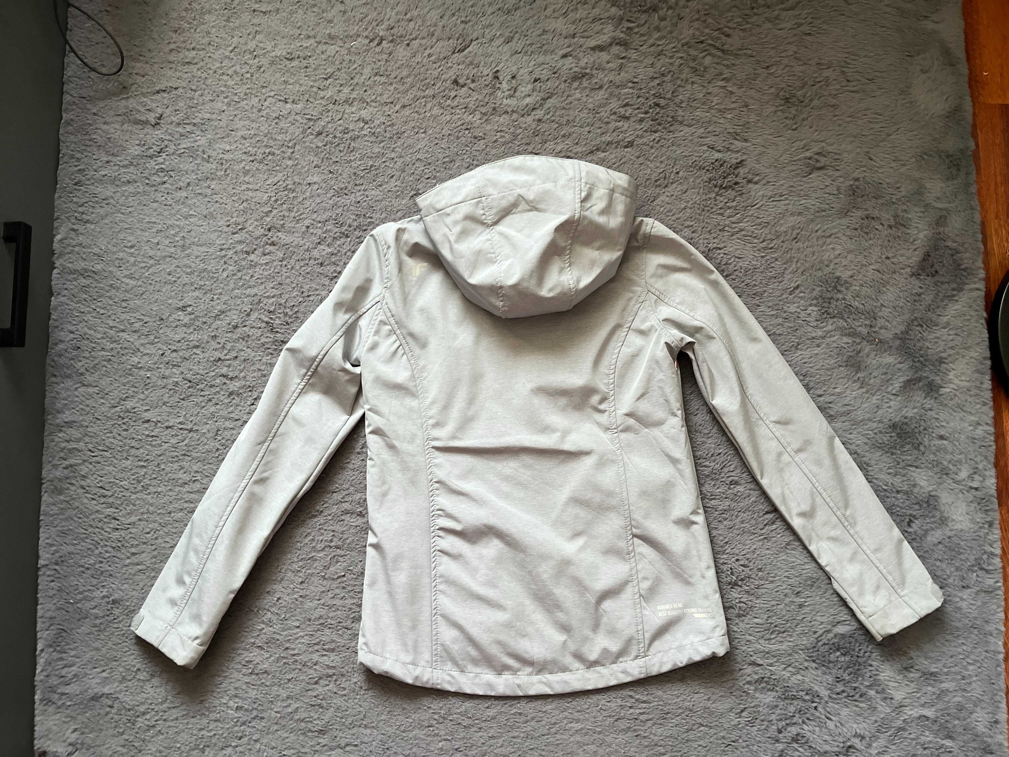 Kurtka/bluza szara, softshell, wiatro i wodo-odporna, membrana 8000